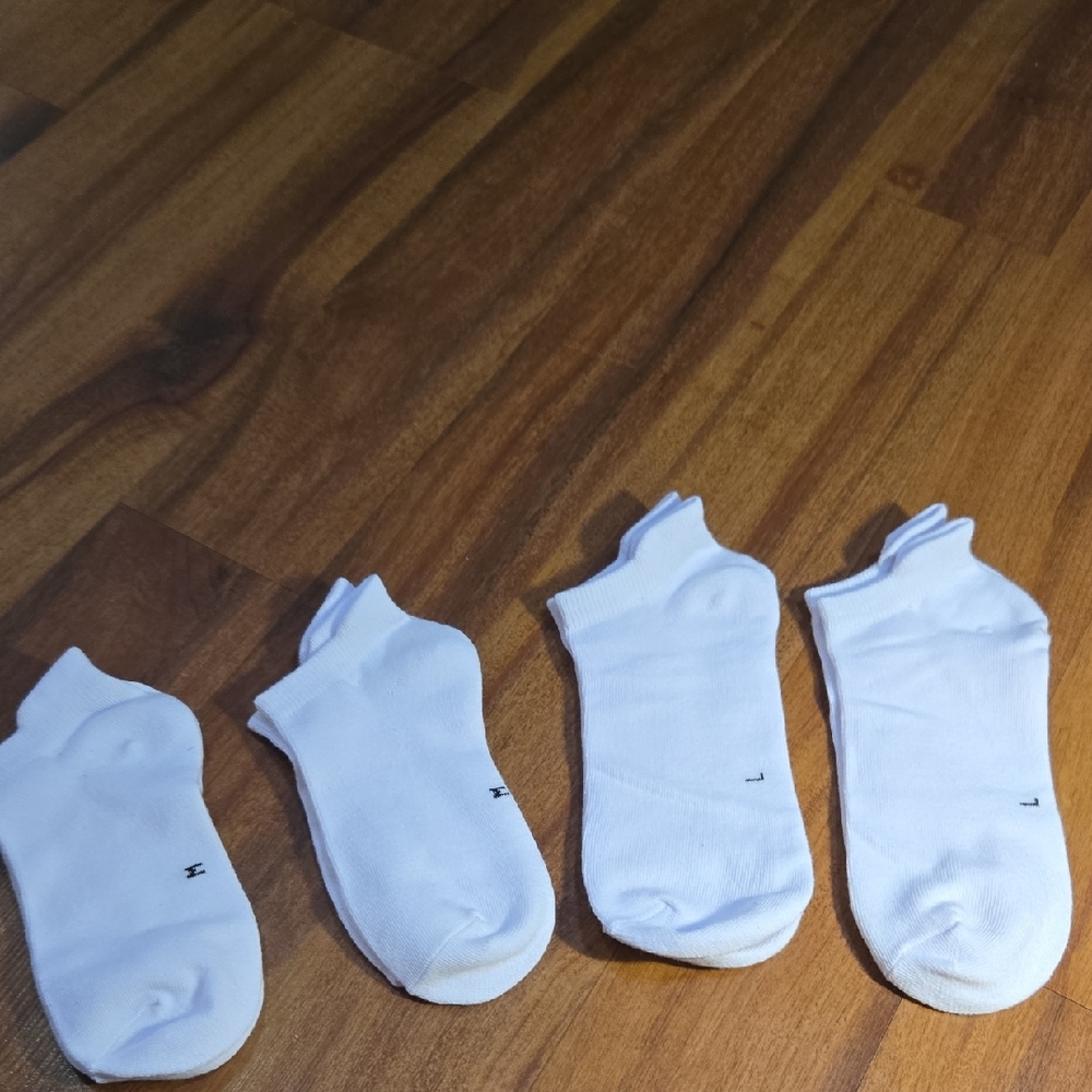 Classic White Kids Ankle Socks Set NEW UNISEX
